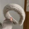Women Girls Plush Widen Thicken Plush Hair Bands Faux Fur Headbands Soft Fluffy Furry Hair Hoops Winter Headdress