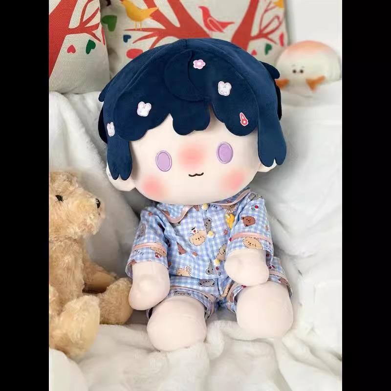 40cm Cotton Doll Pajama Set - Sleepy Print Replacement Clothes