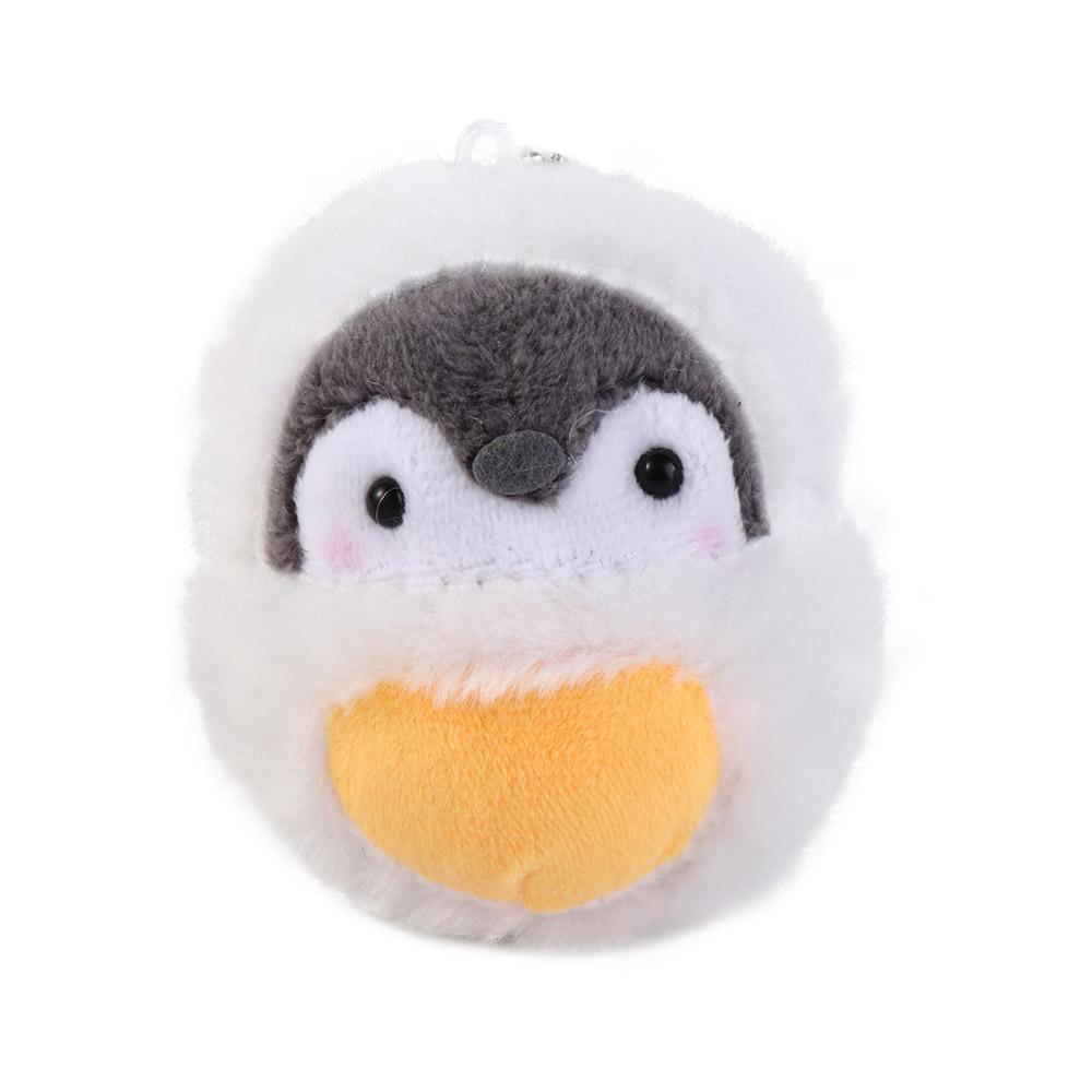 Animal Plush Doll Keychain Cute Cartoon Penguin Hamster Stuffed Plush Dolls Toys Key Ring Bag Pendant Kids Toy Birthday Gifts