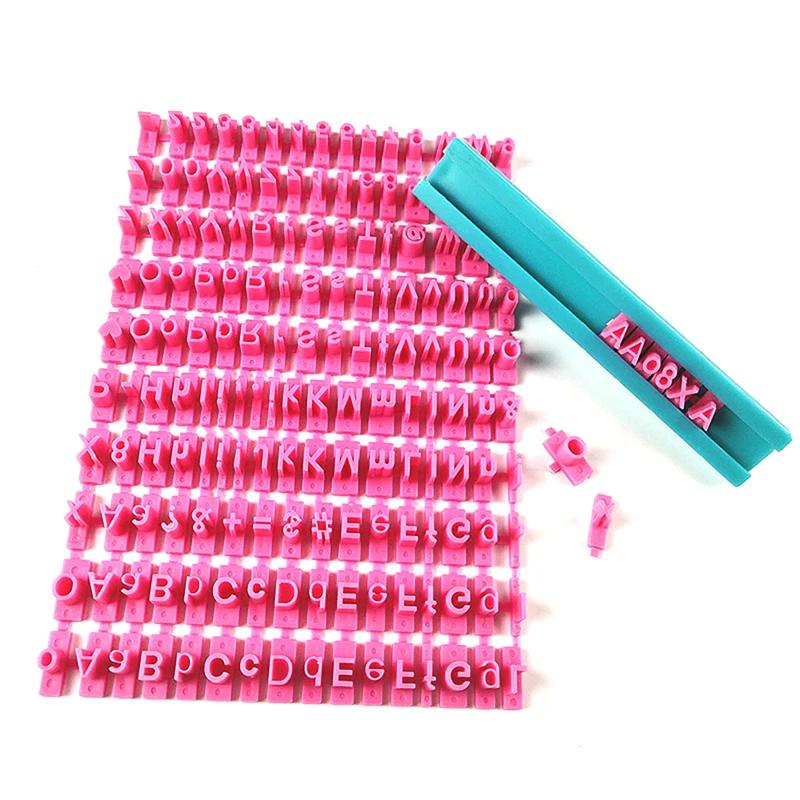 Home Kitchen Alphanumeric Cookie Mold Plastic Alphabet Stamp DIY Printing Embodying Mold Cookie Cake Baking Tools Baking Mold