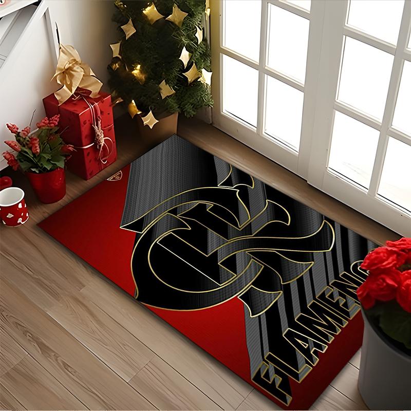[1pc Rangers FC Office Chair Carpet] Digital Printed Area Rug for Home & Game Room Use, Soft Indoor Sofa Chair Mat
