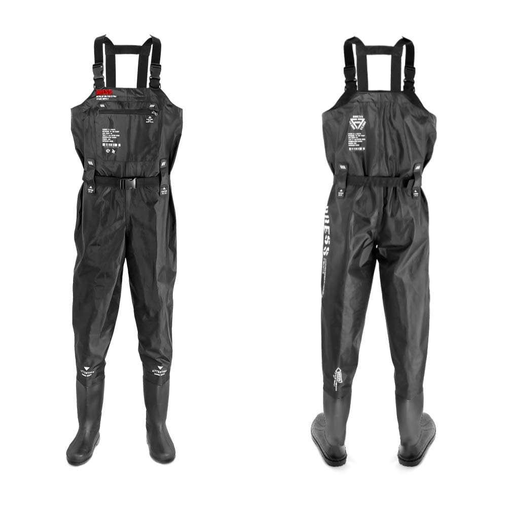 

[Платье] Вейдерсы Chest High Waders Radial Sole AIRBORNE L [Рост] 170~175 [Ботинки] 26~26.5 Черный