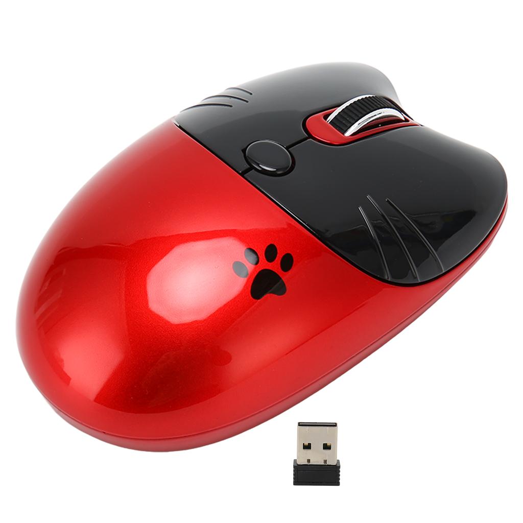 Wireless Mouse BT5.1 Or 2.4GHz Silent Click Adjustable DPI Auto Sleep Office Mouse for Girl Working Family School Cafe