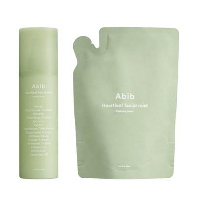 Heartleaf Facial Mist Calming Spray 150ml + Refill 150ml Set – Soothing Hydration Care