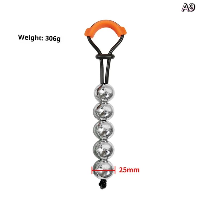 Male Weight-Bearing Penis Ring with Steel Ball Cock Ring Heavy Stretcher Penile Training Device Erection Extender Male Enhanceme