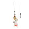 Goldfish and Bead Phone Chain Trendy Keychain Bag Pendant Accessories Stylish Car Key Holder Decoration for Women