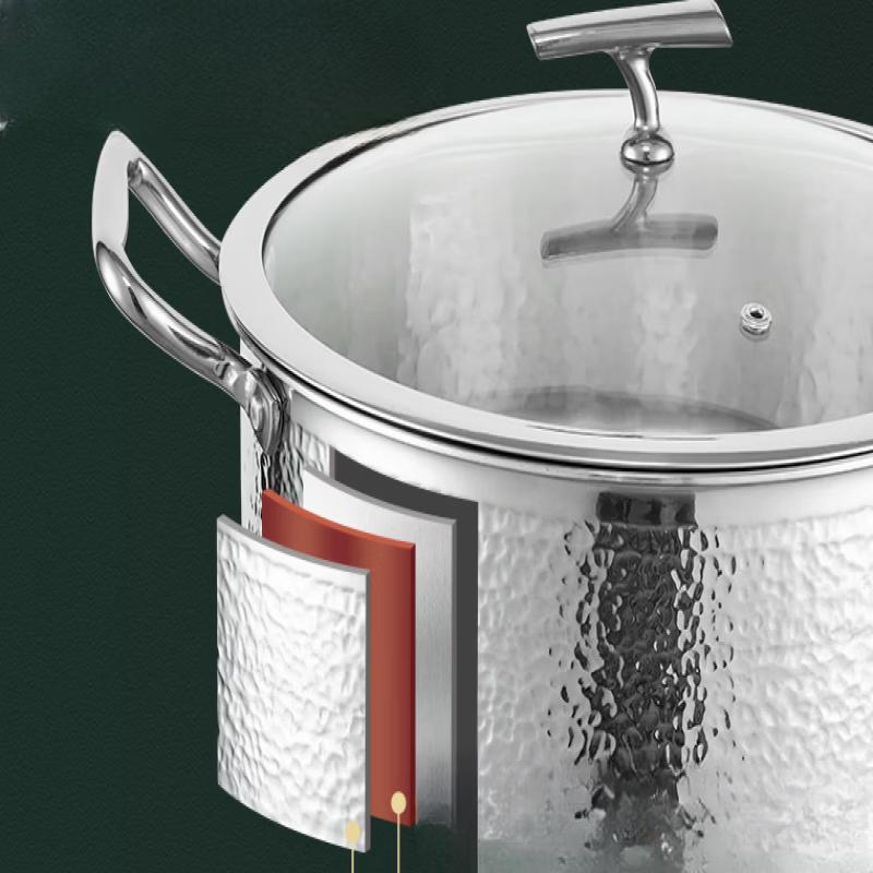 ZISIZ Commercial 316SS Dual-Sided Hotpot