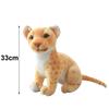 Cotton Simulated Stuffed Toy Soft Plush Realistic Stuffed Lion Doll Plush Leopard Toy  Kids Toys