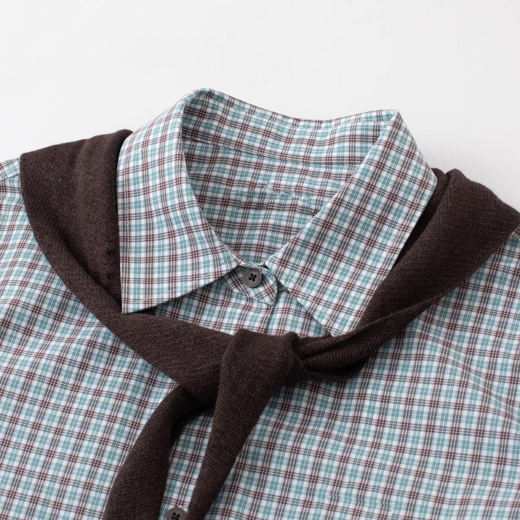 2026 Spring Women's Plaid Casual Shirt A1CAG1153