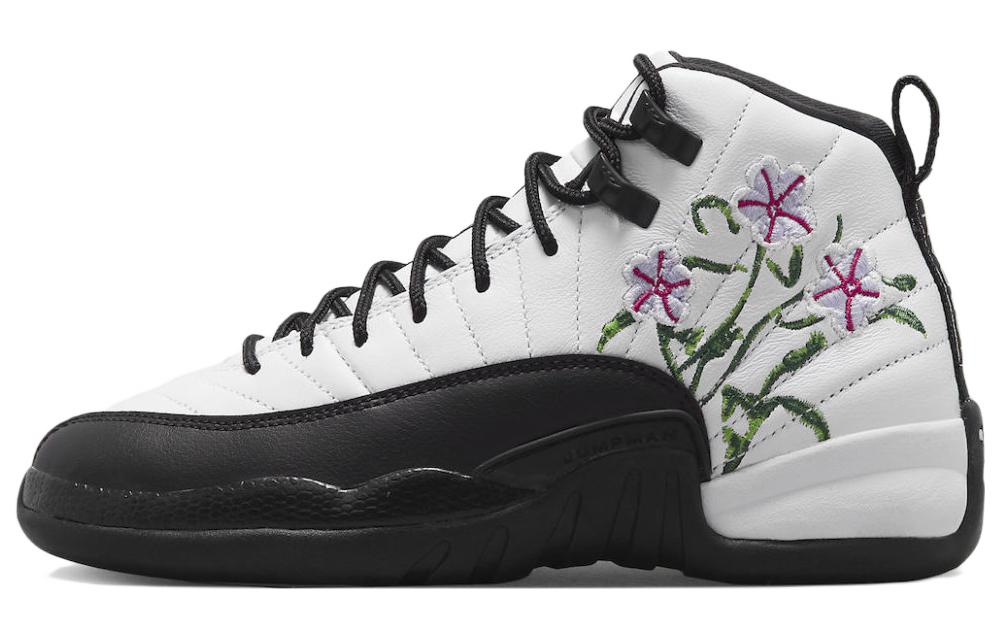Jordan 12 Retro  Floral  GS DR6956-100 37.5