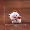 Cute New Year Maneki Neko Figurines,Cute Grain DecorationsBlind Bag AccessoriesDesktop Car Trinkets