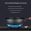 COOKER KING Healthy Wrought Iron 32cm Wok
