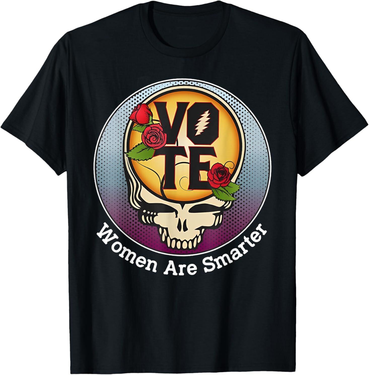 Vote Women Are Smarter T-Shirt Mens Womens Tees Top 4XL