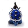 Cartoon Fire Dragon Koopa Plush 11" Anime Dark Blue King Koopa Stuffed Dolls Super All Star Collection Ornament Stuffed Doll Gift for Girls & Boys
