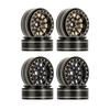 RC Car Upgrade Accessories Beadlock Rims 12-Spoke Wheels for 1/18 TRX4M 1/24 SCX24 Deadbolt- RC Crawler Beadlock Wheel