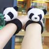 Cute Girls Panda Shape Slap Bracelet Headband Hair Rope Plush Hair Tie Elastic Hair Rope for Girls Cartoon Hair Styling