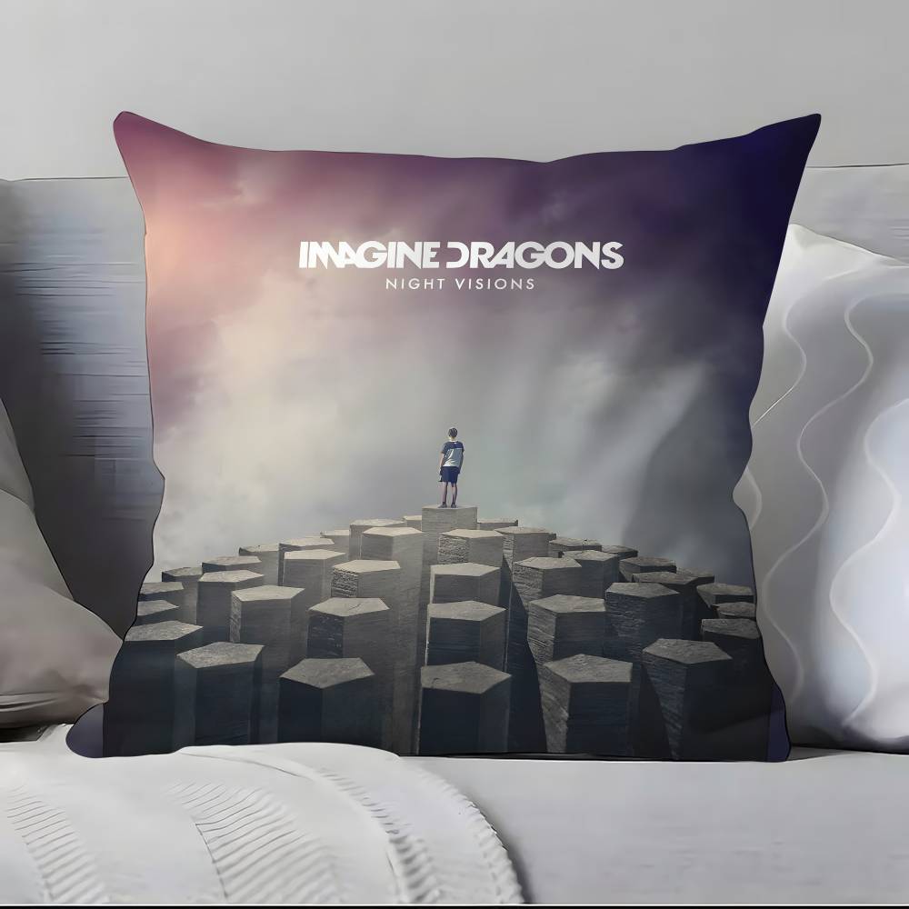 I-Imagine D-D-Dragons Band Pillow Case Pillowcase Soft Skin Friendly & Comfortable With A Hidden Zipper
