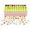 Cutie Sorting Box Set, Shape & Color Classification Toy, Educational Learning Game for Toddlers, Montessori Activity for Kids Ages 3+