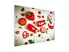 Glass Protective Plate for the Stove 70x52 Vegetables