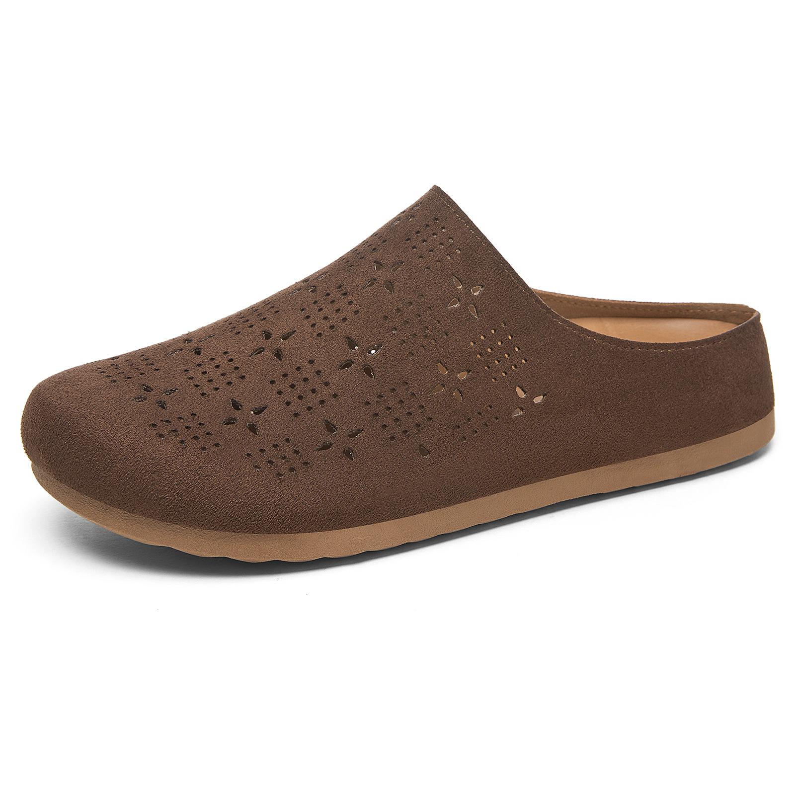 Slippers, Women s Shoes, Head Covering Shoes, Half Slippers, Casual Shoes, Lazy Person s Shoes 35
