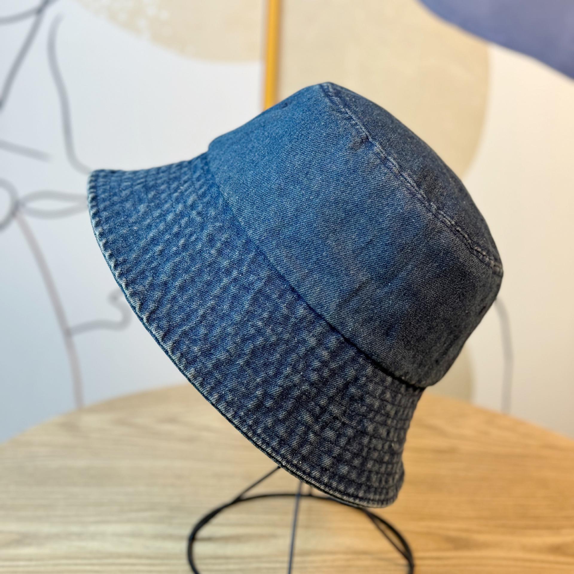 

Новая ретро джинсовая панама женская летняя повседневная шляпа уличная солнцезащитная шляпа от солнца шляпа-ведро Adjustable