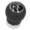 5 Speed Gear Shift Knob Genuine Leather Shifter Stick with Adapter Screw Hex Wrench Universal
