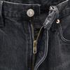 Levi's 90s 501 Polish Euro Piece Dyed Black Straight Denim Pants Jeans Men's Used