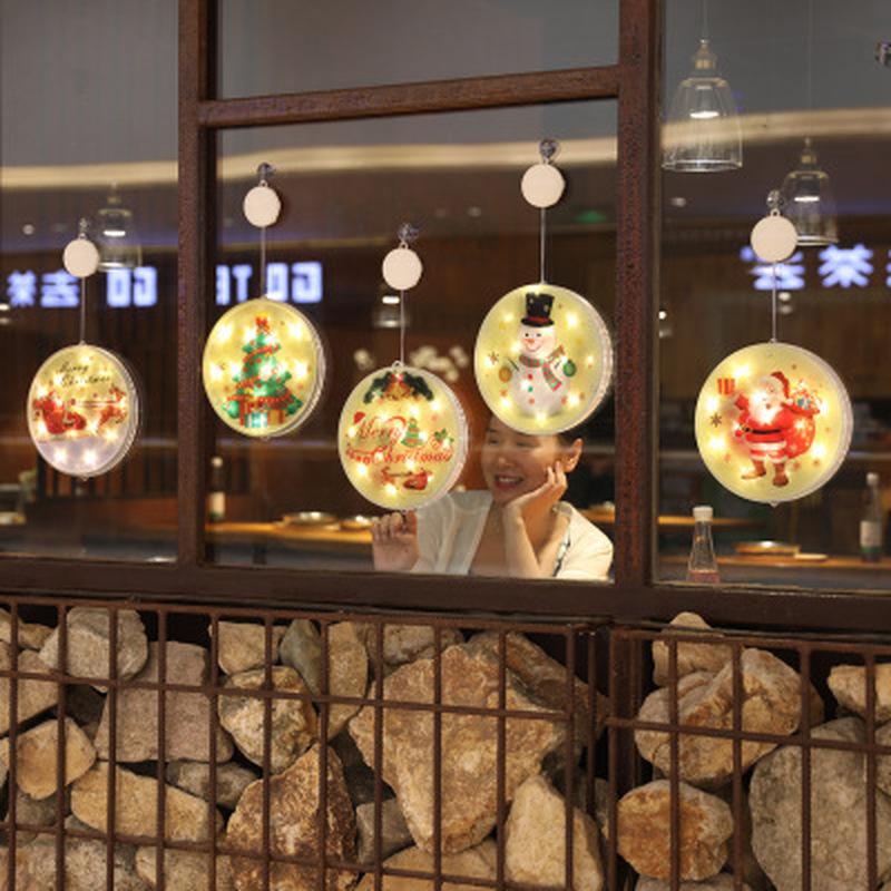 Christmas LED Lights Home Decoration Holiday Window Decor Lights Battery Power Christmas Decor