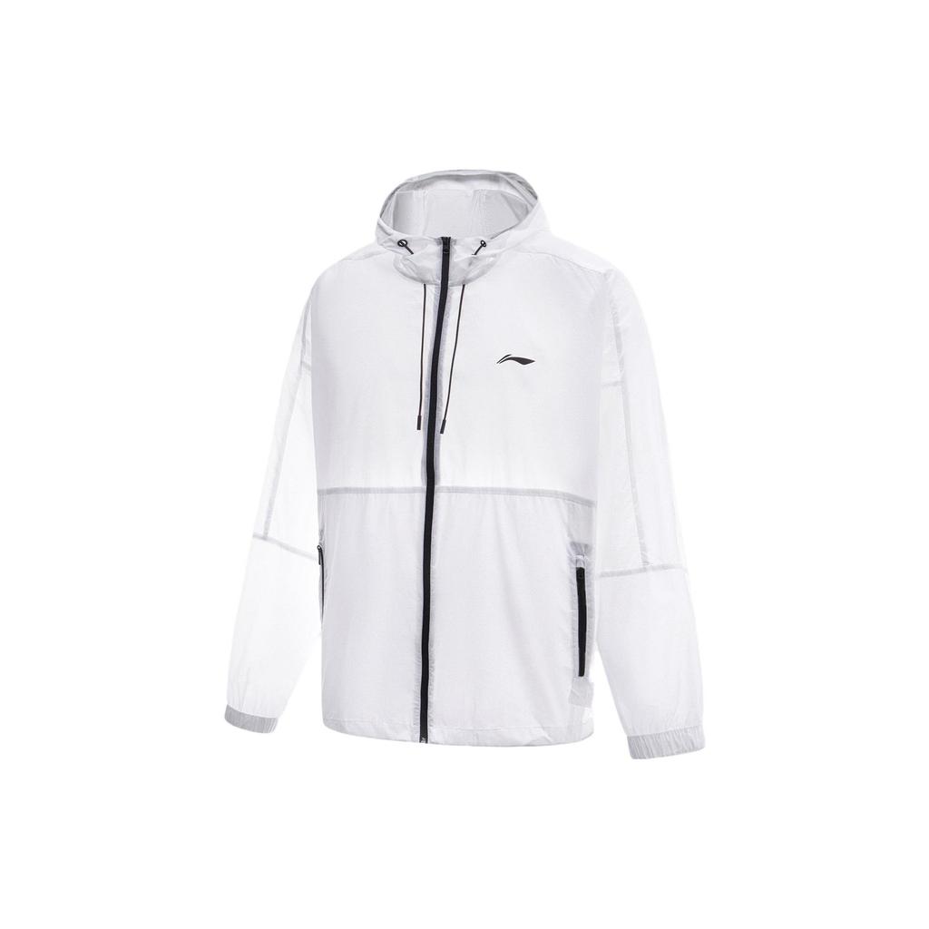 Li Ning Ice Silk UV Protection Cool Technology Lightweight Quick-Dry Breathable Hooded Sun Protection Clothing Unisex Outerwear AFDU831-5