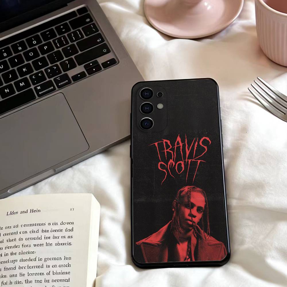 Singer T-Travis Scott  Phone Case For Samsung S25,24,23,22,30,21,10,9,Ultra,Plus,Lite,FE,4,5 G Soft Black Case