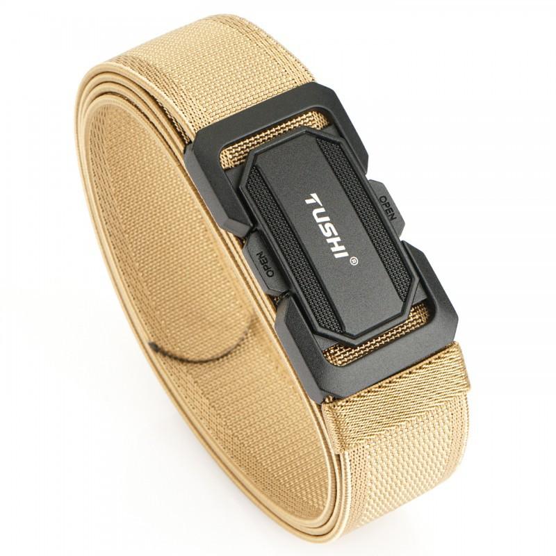3.5cm Multi-functional Buckle Training Waist Belt Elastic Nylon Trousers CS Tooling 120cm
