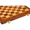 Kid Wooden Folding Handmade Chess Board Set With Magnetic Pieces With Extra Queen, 2 Players | 12.5X12.5 Inches |Multicolored