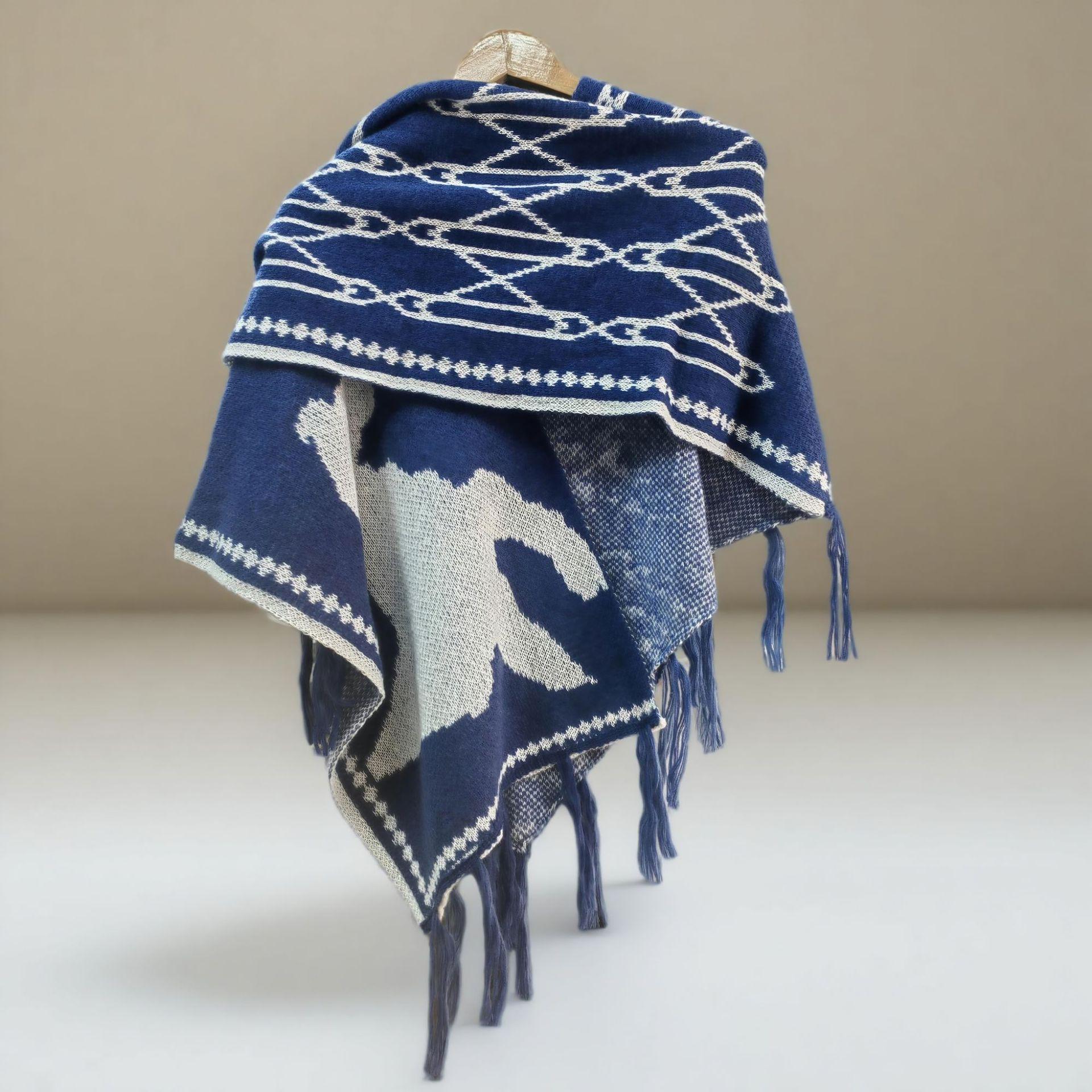 

Богемская этническая женская шаль: Универсальное дорожное пончо