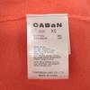 CABaN 39-02-34-02001 Orange Cotton x Cashmere Crew Neck Button Knit Cardigan tops XS OrangeUsed