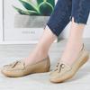 Fashion Women Flats Genuine Leather Casual Nurse Shoes Moccasins Ballet Flats Footwear Women Shoes Retro Plus Size Shoes Female