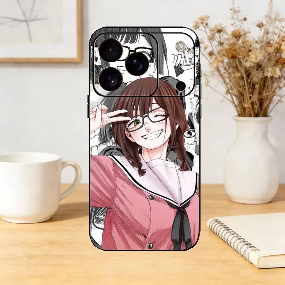 Y-Yuzuhara Madoka (1) Phone Case For iPhone 17,16,15,14,13,12,11 Plus,Pro,Max,Mini Silicone black Soft Cover