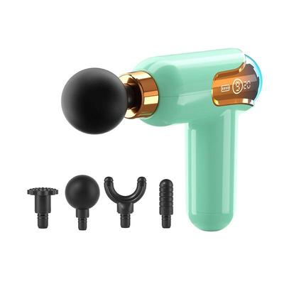 Convenient Mini Fascial Messager Rechargeable Muscle Relaxer Vibration Fitness Handheld Deep Tissue Muscle Pistol Massager