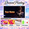 Personalized Dragon Ball Vegeta Diamond Art Custom Name 5D Diamond Painting Full Drill DIY Craft