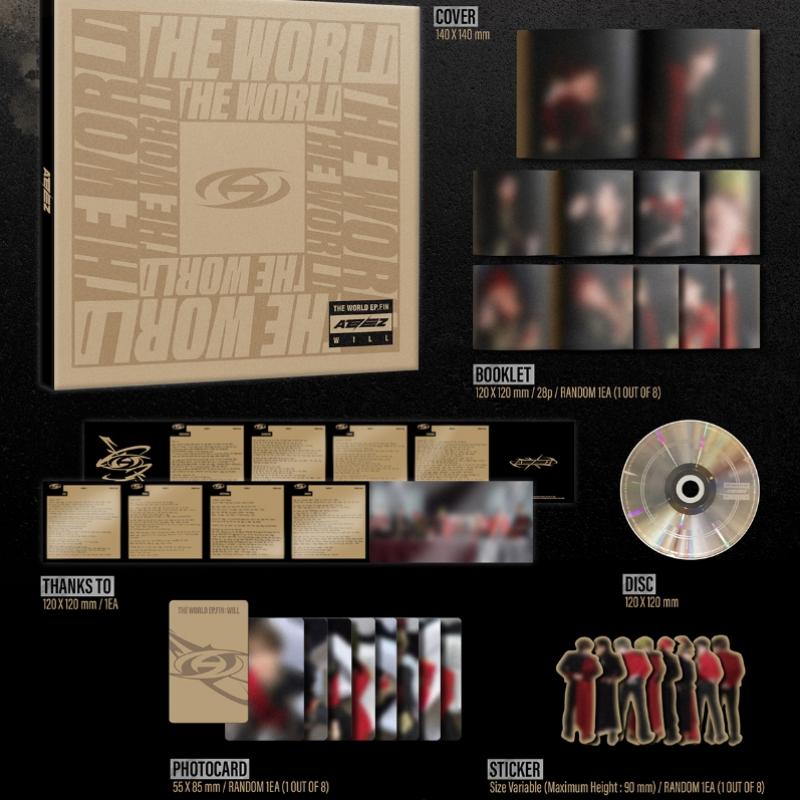 Ateez The World Ep.fin Will Digipak Ver.