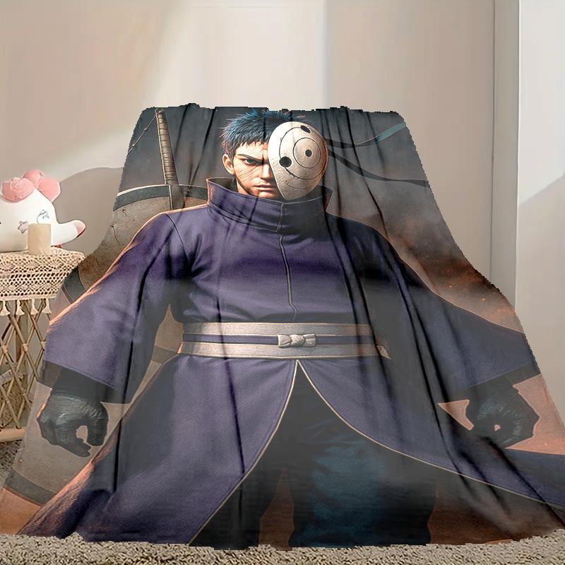 1pc Easy-Care Naruto Blanket, Perfect for Couch, Bed, Home, Travel & More, Warm & Durable Printed Blanket
