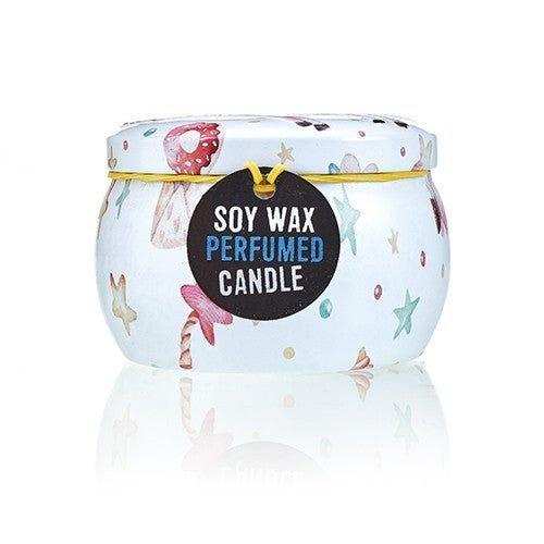 Soy Wax Scented Tin Candle Moonstone Unicorn