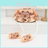 Capybara Cartoon Kids Fisherman Hat With 3d Ears Waterproof Breathable Sunshade For Summer