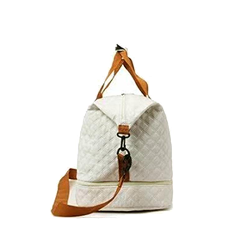 Quilted Travel Duffle Bag Multi-Color Casual Single Shoulder Bag for Vacati Trip Gym Daily Luggage Festival Gifts