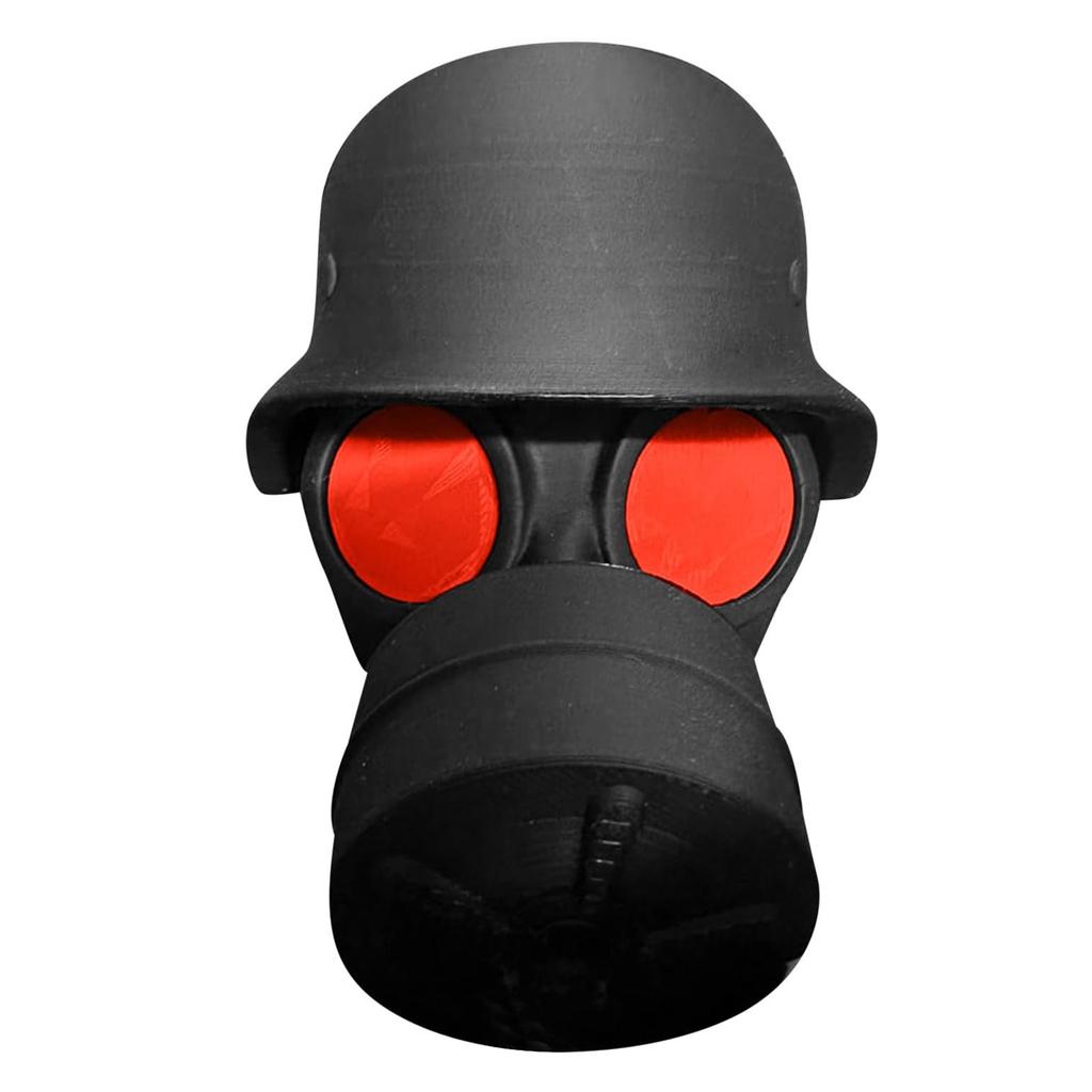 Fun Gas Mask Helmet Cover Cap for Trailer Coupling Dust Headgear Towball Hitch Secure Hook Protector for Cars Caravan Decoration