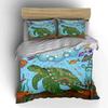 Sea Turtle Art Decor Set Soft Comfortable Duvet Cover Bedding Set Included 1*Duvet Cover & 2*Pillowcases, Gift