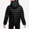 Nike Sports Casual Warm Hooded Down Jacket Winter Women Jacket Black DH4074-010