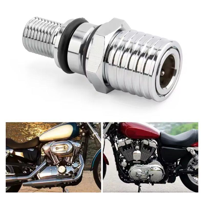 Motorcycle Silver Fuel Check Valve Replacement Part 75309-07A For Sportster XL 883 1200 XL883 XL1200 2007-