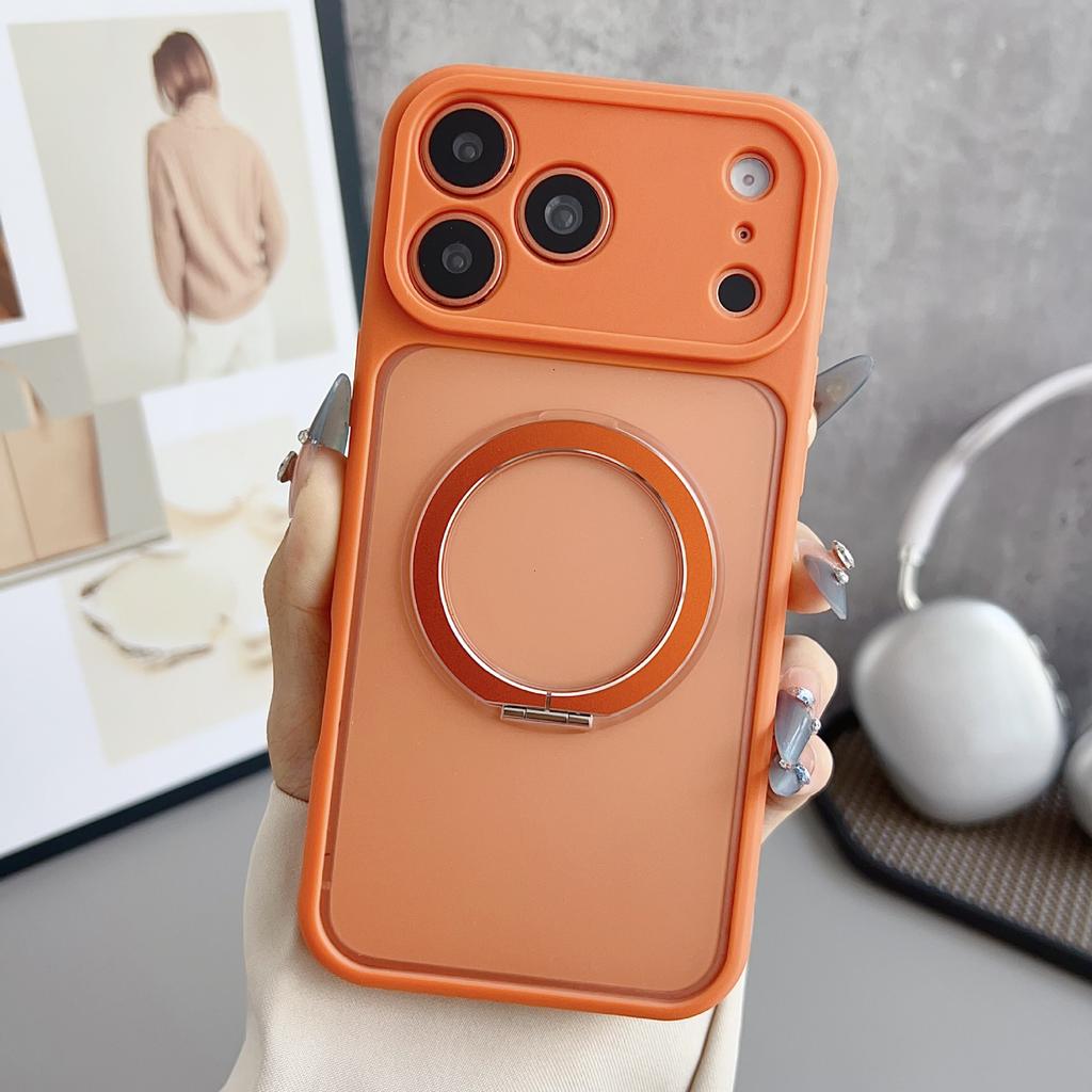 Applicable to Apple 17Promax mobile phone case, heat dissipation magnetic suction iPhone16Pro fixed-point bracket 15Pro protective case