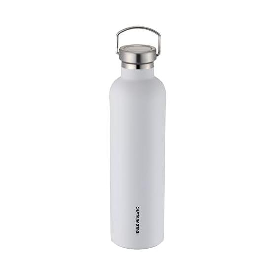 CAPTAIN STAG Sports Bottle, Water Bottle, Direct Drinking, Double Stainless Steel, Vacuum Insulation, Cold Insulation, Thermal Insulation NEW HD