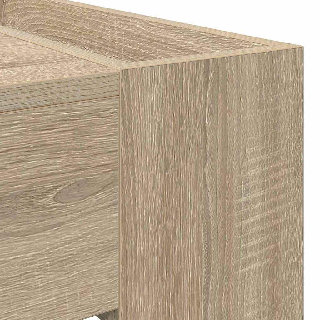 Coffee Table Sonoma Oak 110 X 50 X 41 Cm Engineered Wood